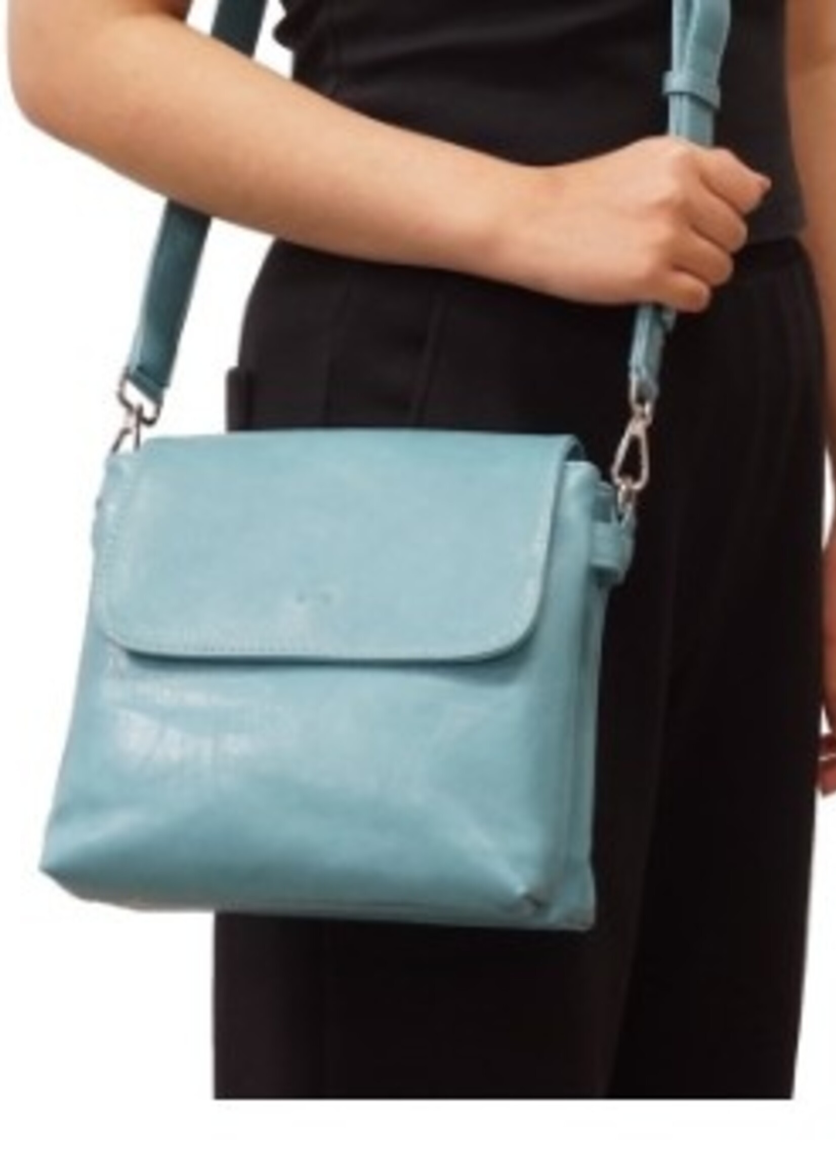 SQ Aura Vegan Crossbody * Marine Blue
