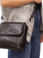 SQ Aura  Vegan Crossbody * Black