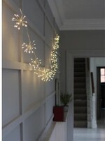 Lumina of London Starburst Chain Lights * Indoor/Outdoor * Plug In * Silver