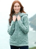 British & Irish Imports The Skellig Irish Wool Sweater * Mermaid * Small