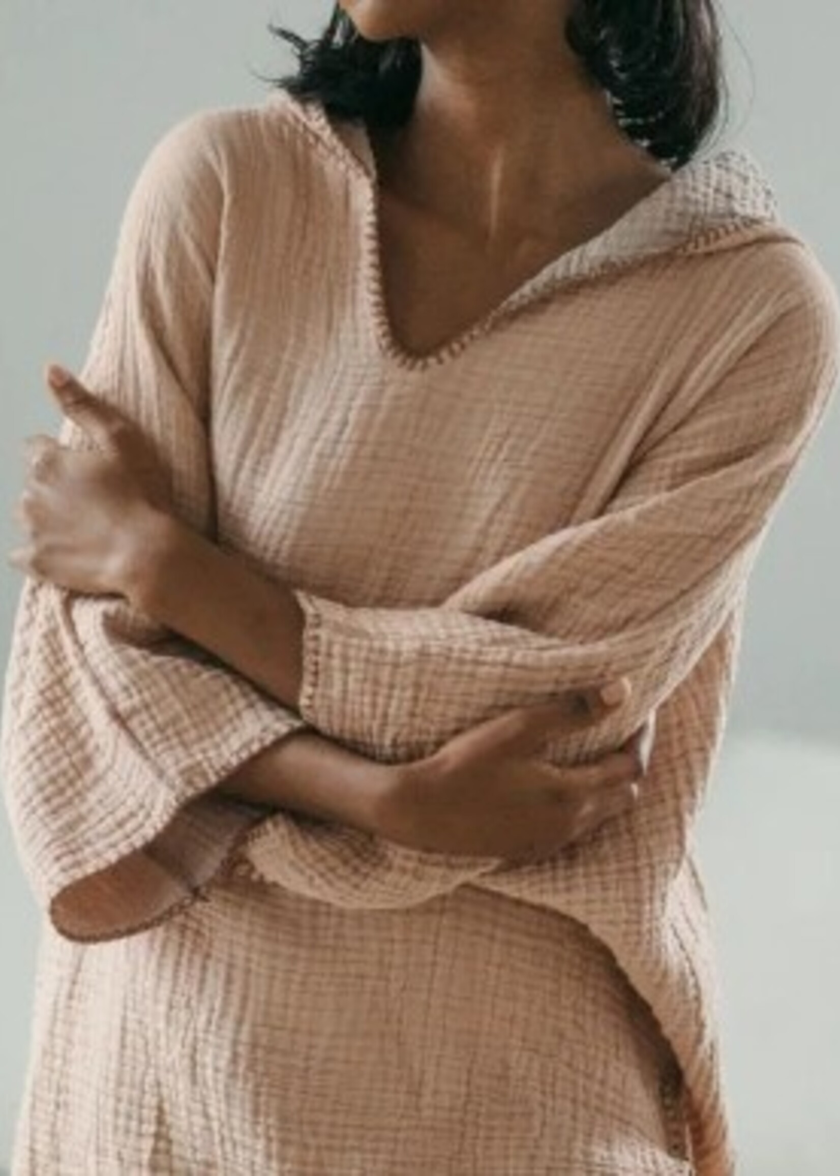 Pokoloko Crinkle Adult Poncho * One Size * Tuscan