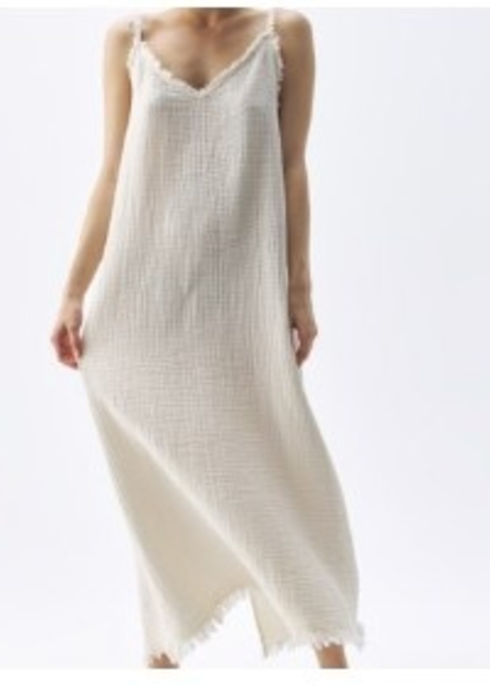 Pokoloko Crinkle Strappy Top * One Size * Cream