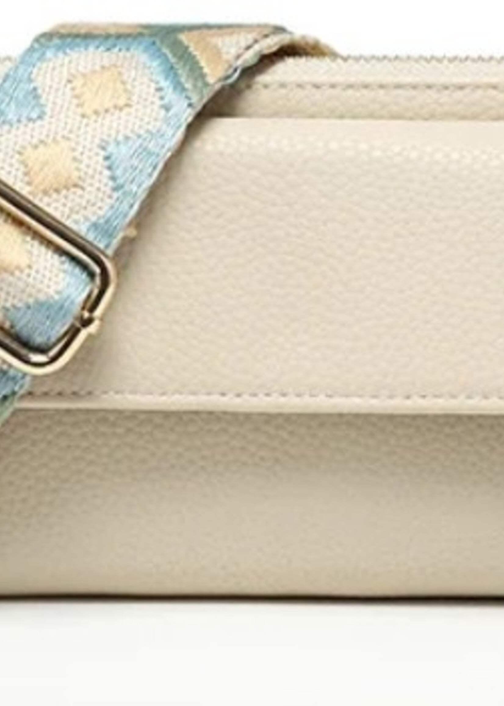 La Volta New York Small Crossbody Wallet w/Phone Pocket * Beige