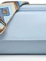 New York Small Crossbody Wallet w/ Phone Pocket * Blue