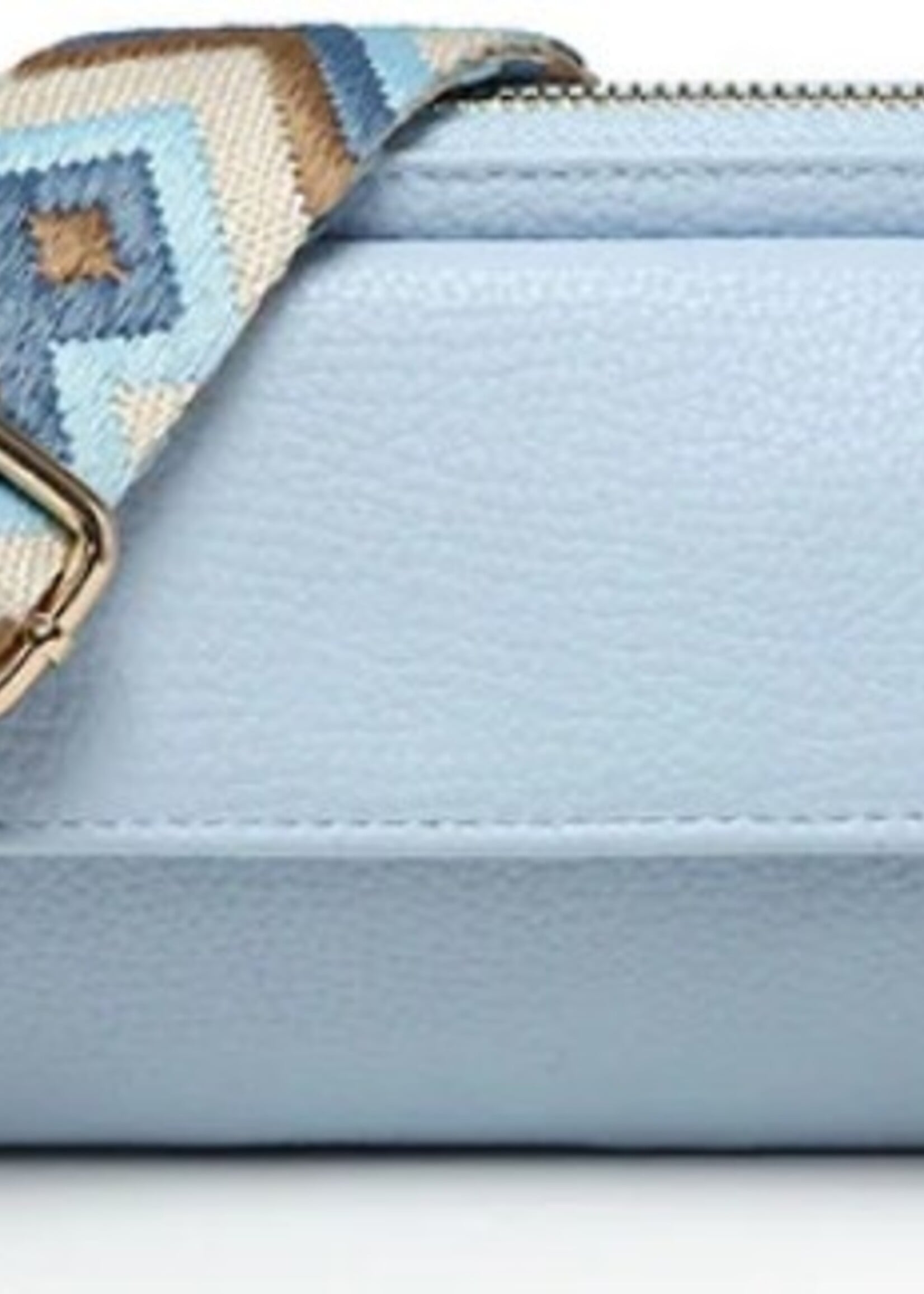 New York Small Crossbody Wallet w/ Phone Pocket * Blue