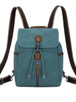 Da Van Davan Designs Water Repellent Canvas Back Pack MF551 * Teal