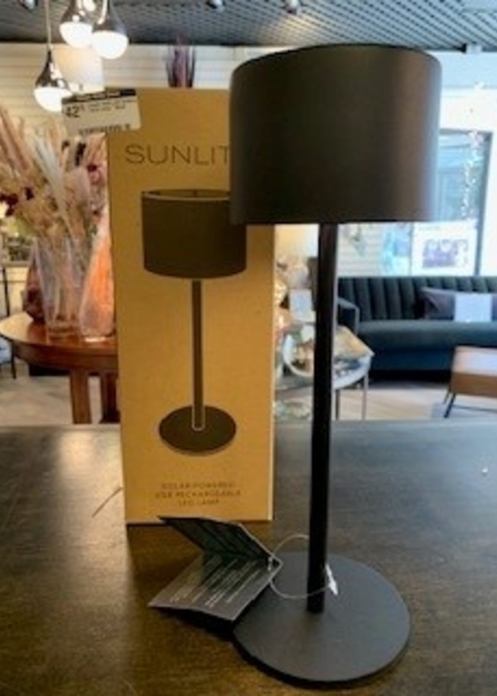 Abbott Classic Solar LED Outdoor Table Lamp * Black