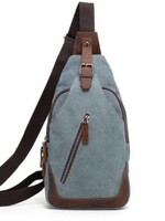 Da Van Davan Design SLB 540 Water Repellent Canvas Sling Bag * Turquoise
