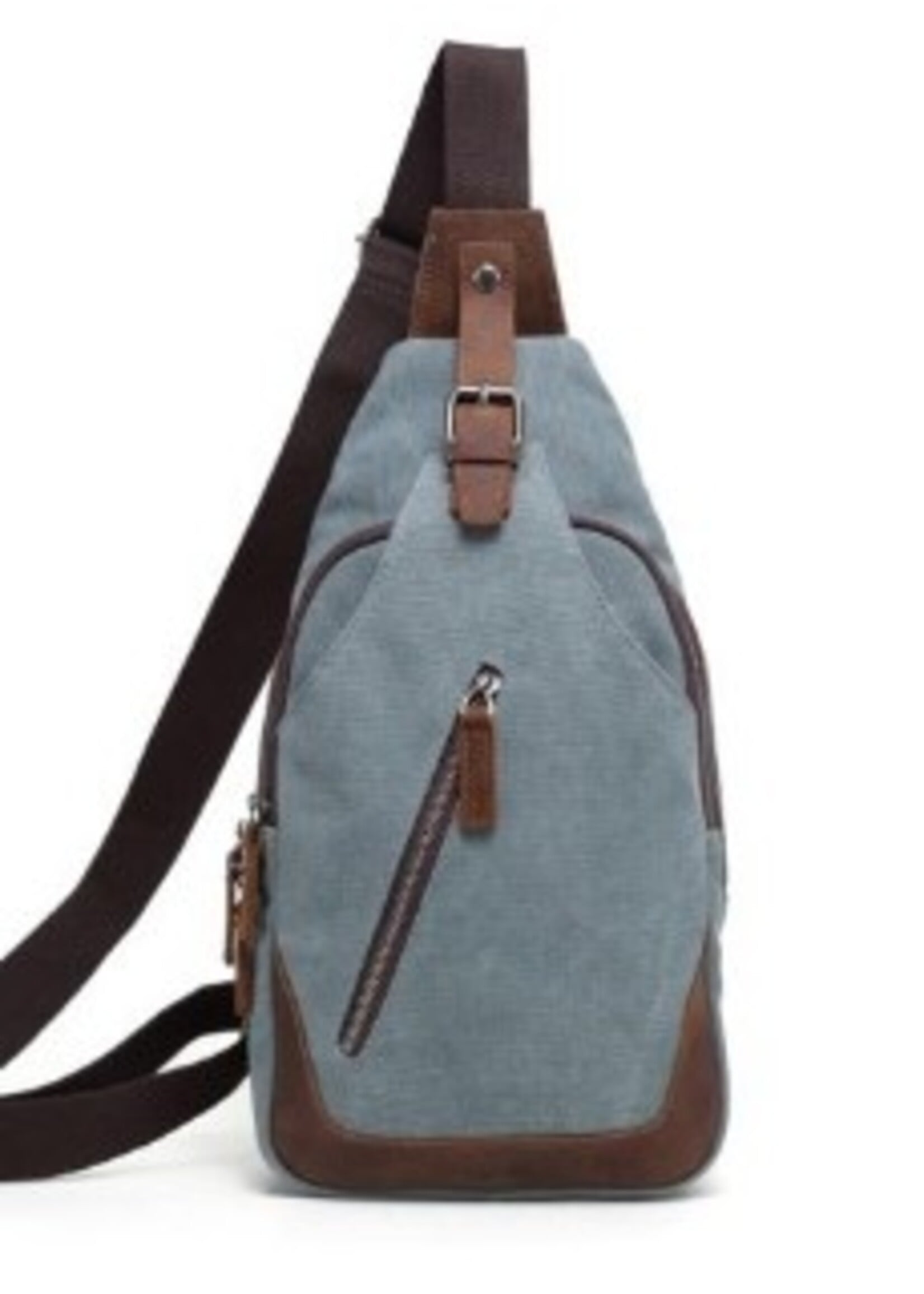 Da Van Davan Design SLB 540 Water Repellent Canvas Sling Bag * Turquoise