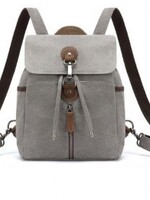 Da Van Davan Designs Water Repellent Canvas Back Pack MF551 * Charcoal