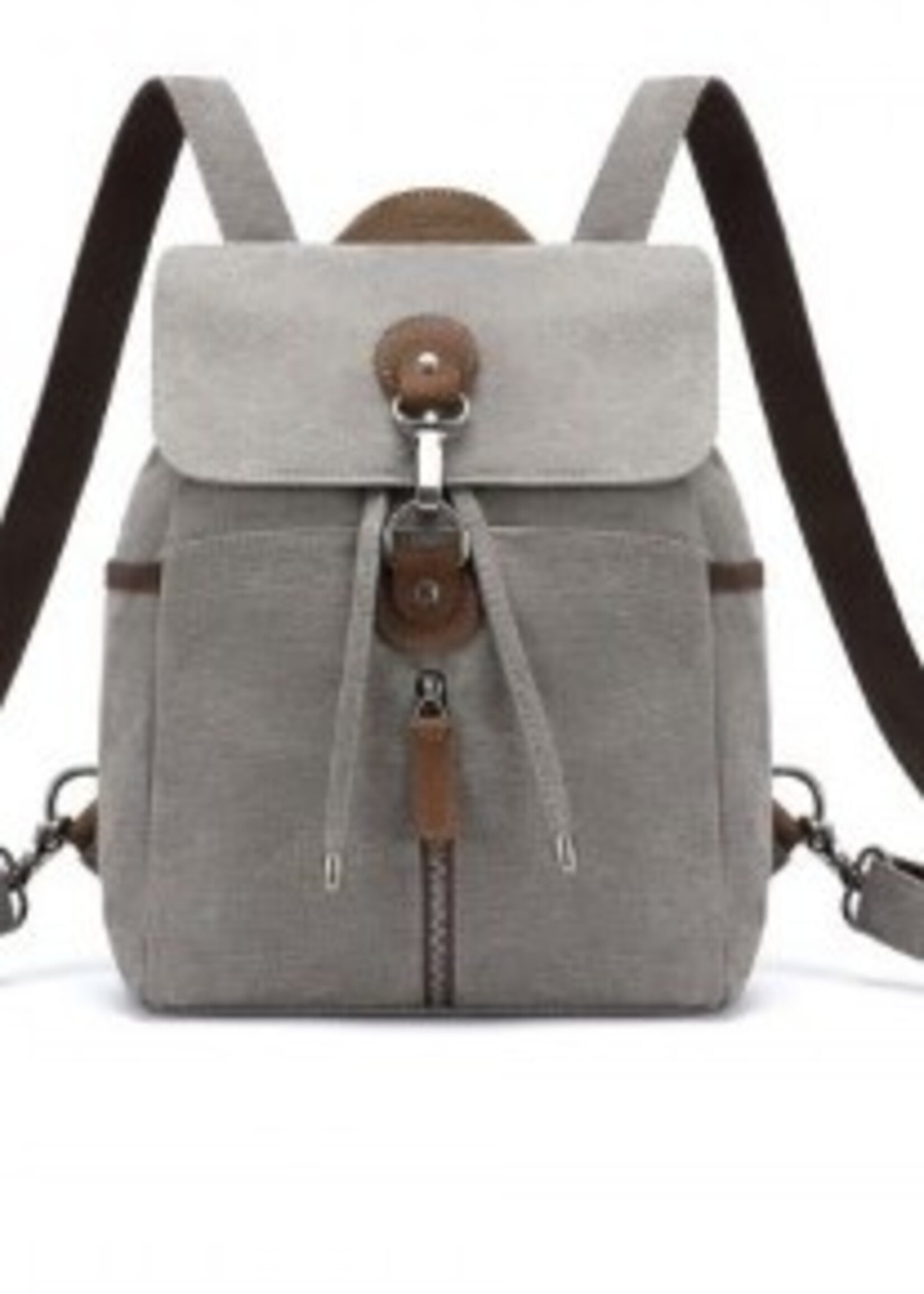 Da Van Davan Designs Water Repellent Canvas Back Pack MF551 * Charcoal