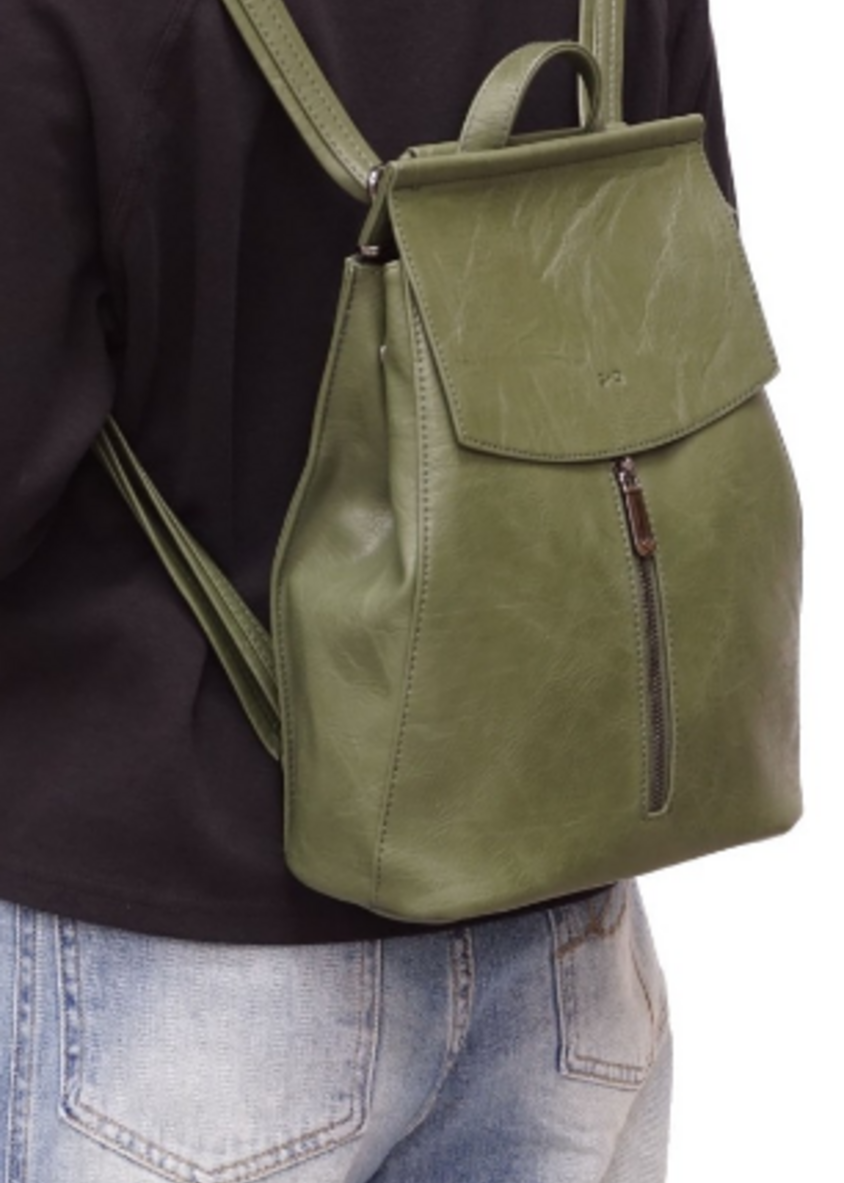 SQ Chloe Convertible Backpack * Green