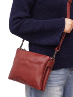SQ Solar Crossbody * Burgundy