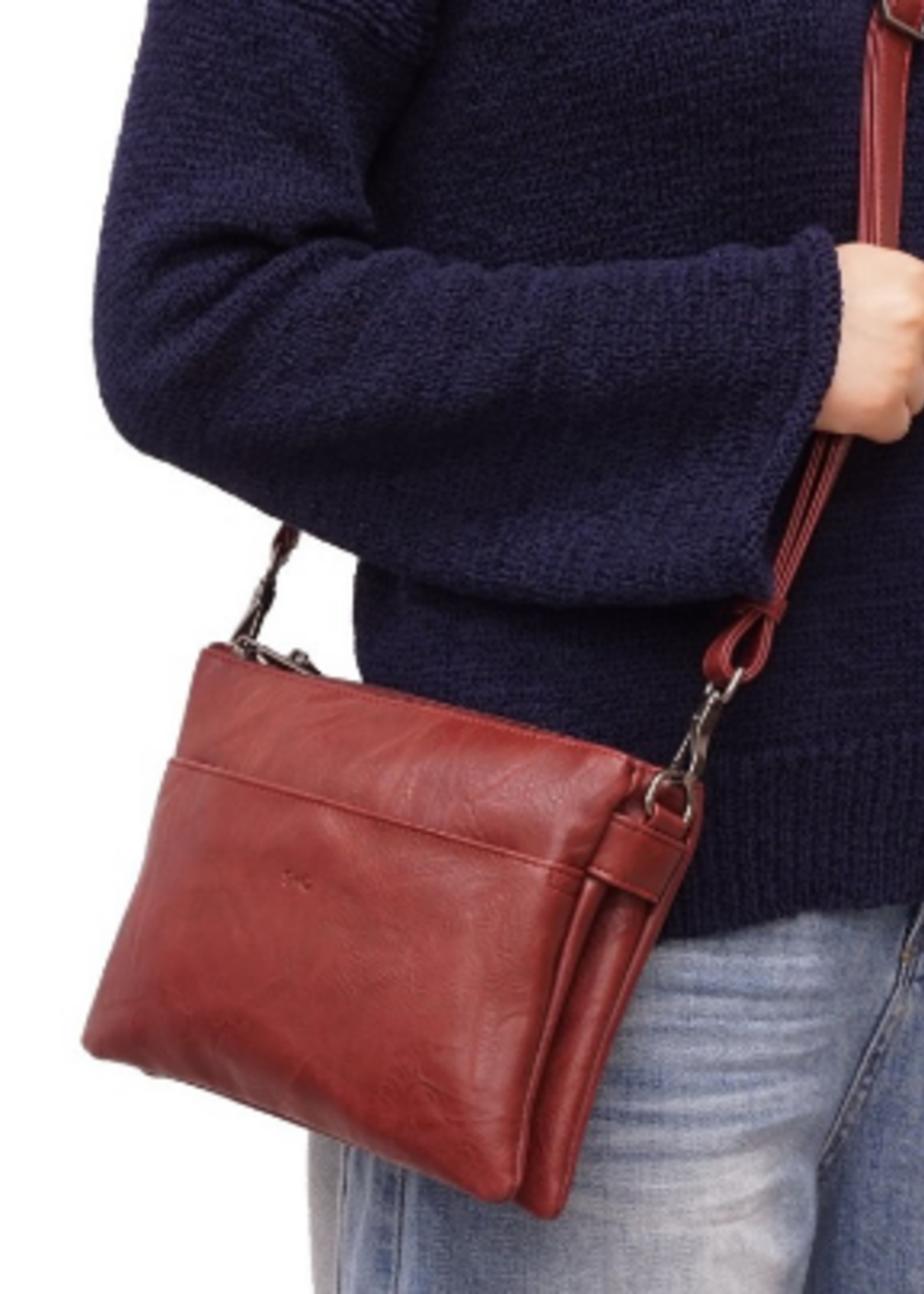 SQ Solar Crossbody * Burgundy