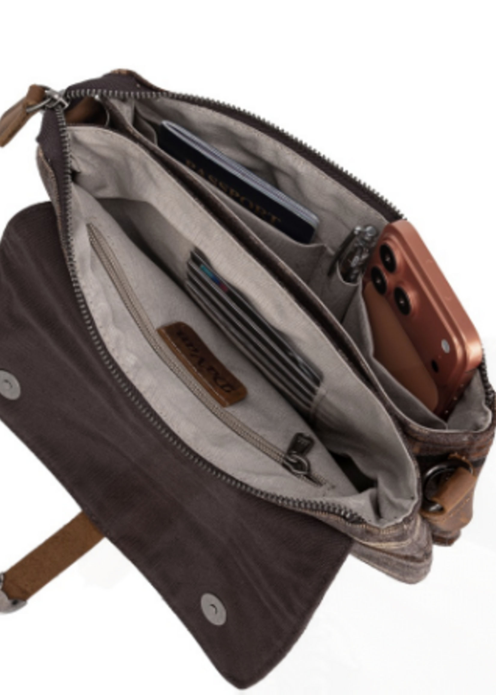 Da Van Davan Designs SB 636 Canvas & Fabric Shoulder Bag * Blue