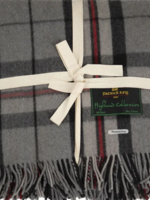 Patrick King Scottish Deluxe Wool Blanket * Thompson Grey * 69" x 62"