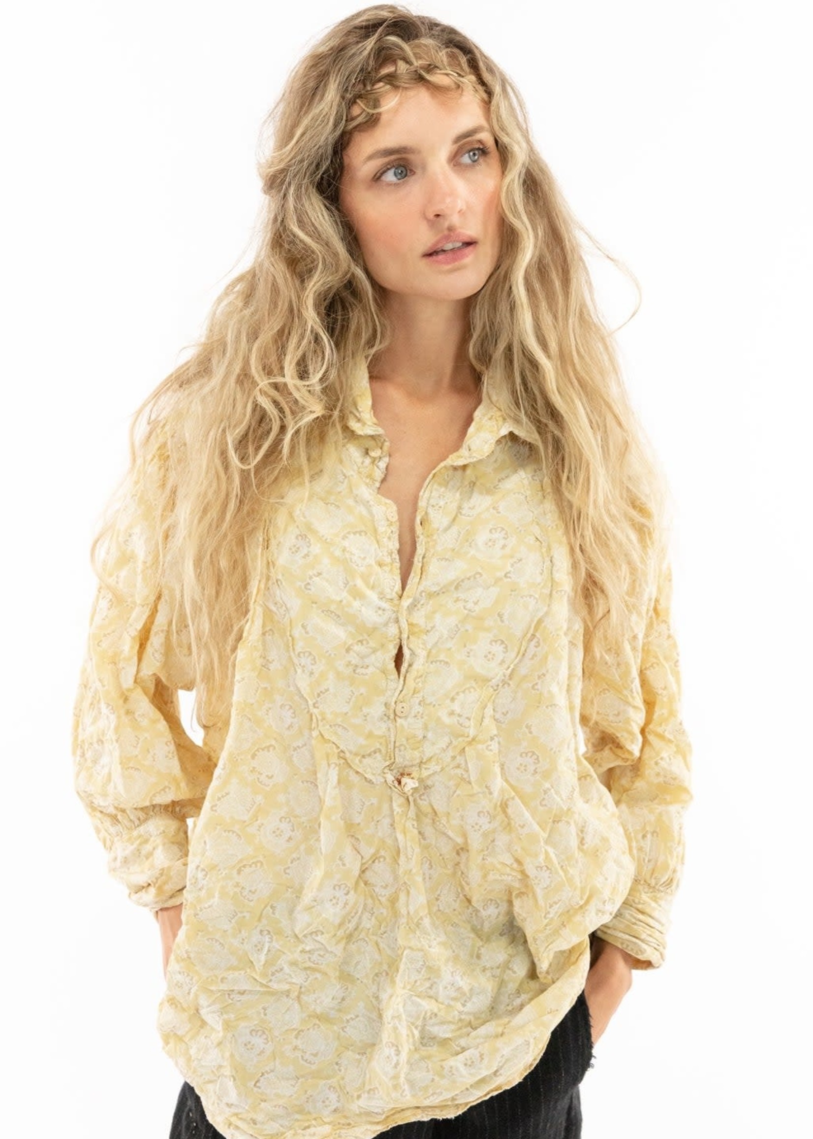 Magnolia Pearl Magnolia Pearl Top 1123 Blockprint Tora