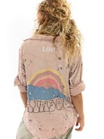 Magnolia Pearl Magnolia Pearl Top 1055 Kelly Love Rainbow Shirt