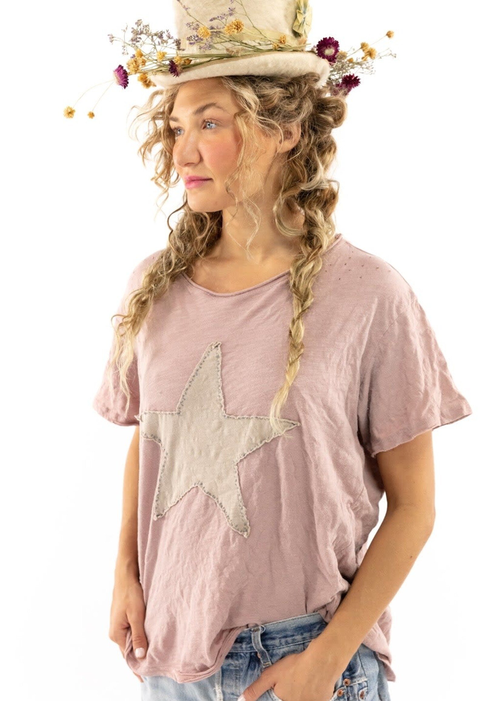 Magnolia Pearl Magnolia Pearl Top 1051 Star Applique