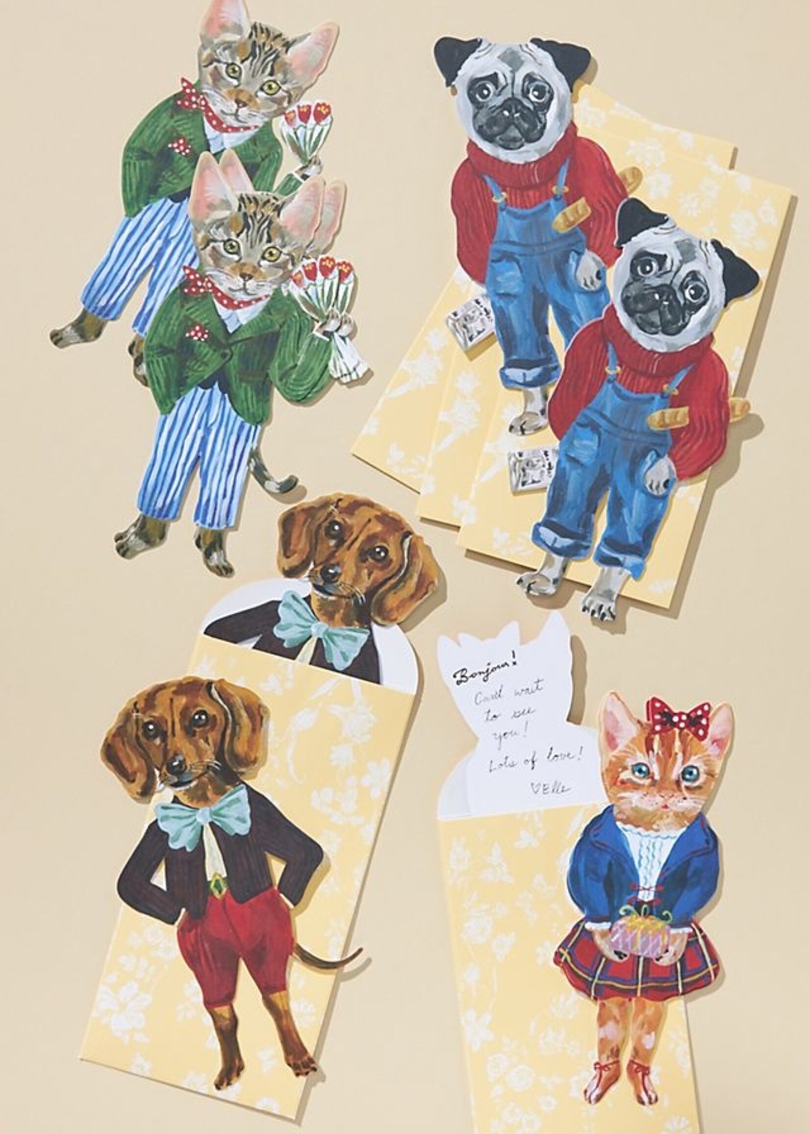 Nathalie Lete Nathalie Lete Fancy Fauna Boxed Card Set