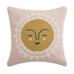 Periwinkle - Pillows Hooked Pillow - Sun Sq