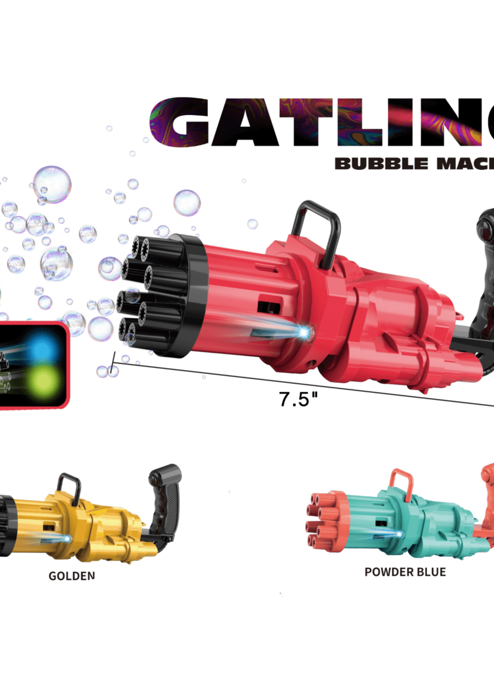 Gatling Bubble Machine Gun