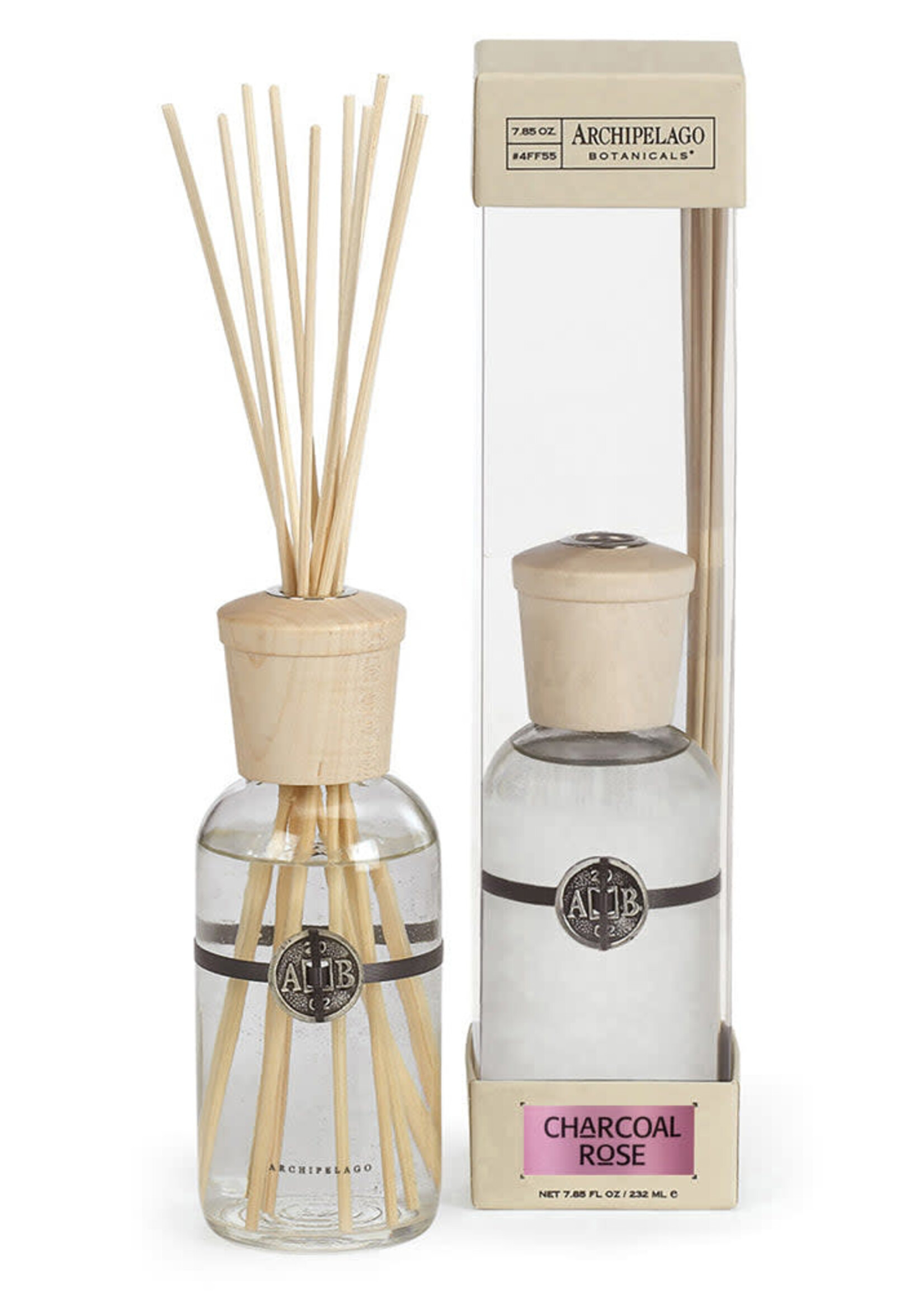 Archipelago Botanicals Charcoal Rose Reed Diffuser