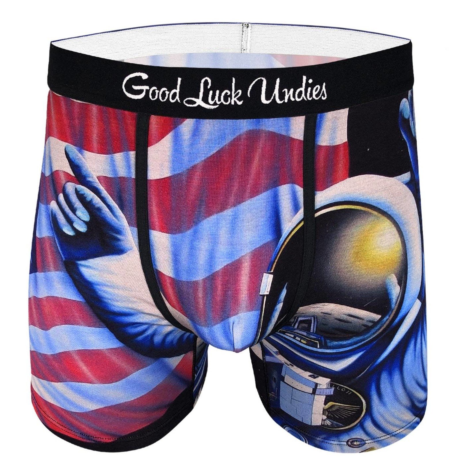 Astronaut Boxer Brief Underwear by Good Luck Undies - The Periwinkle Shoppe