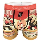 Good Luck Socks Men's Popeye Boxer Brief Underwear