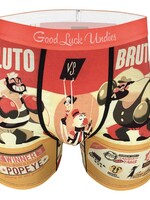 Good Luck Socks Men's Popeye Boxer Brief Underwear