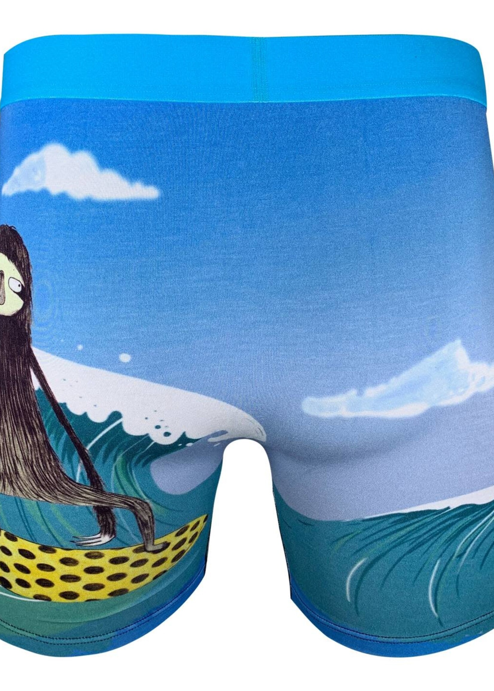 Good Luck Socks Surfing Sloth Boxers