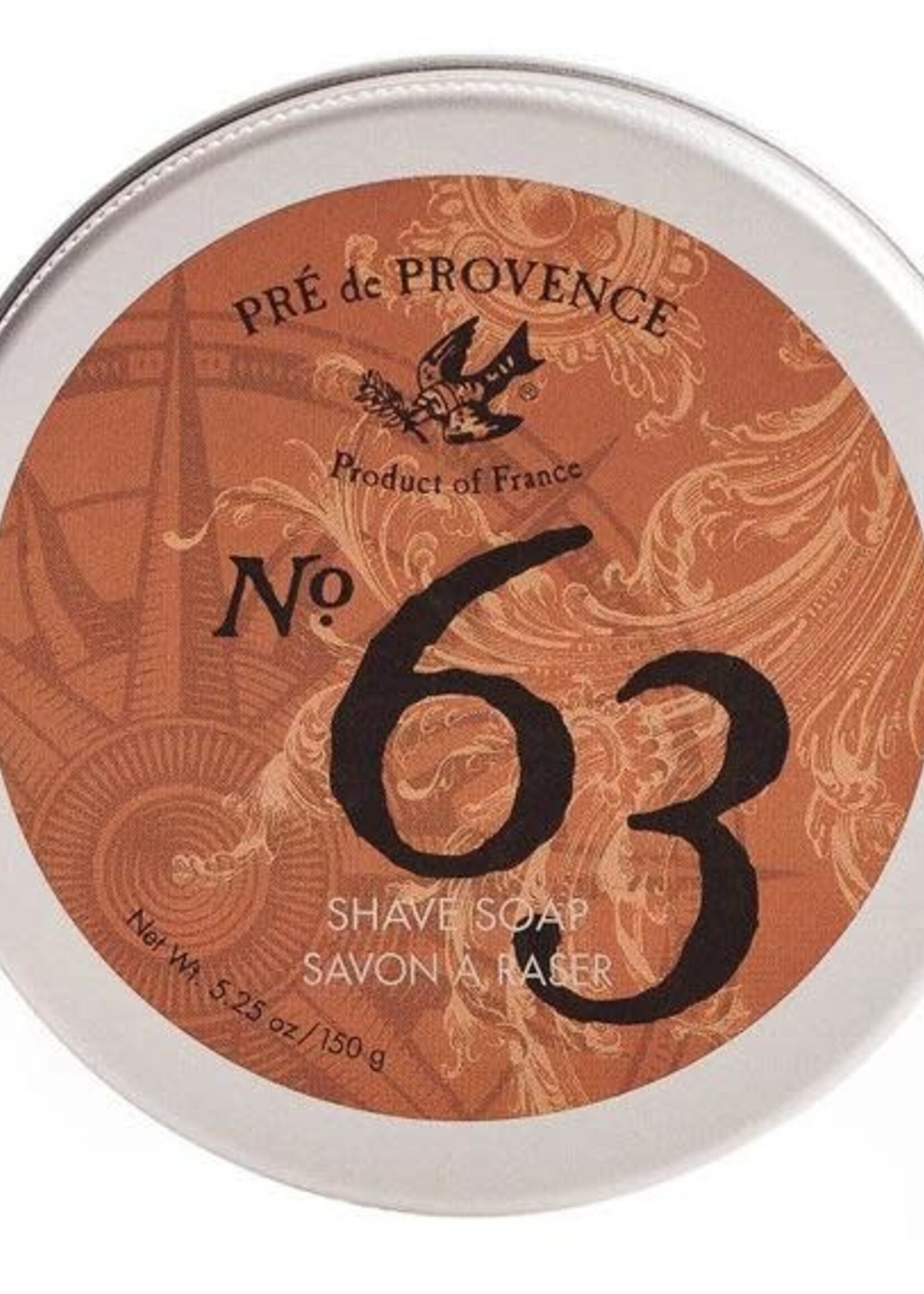 European Soaps Men's #63 Shave Soap Tin