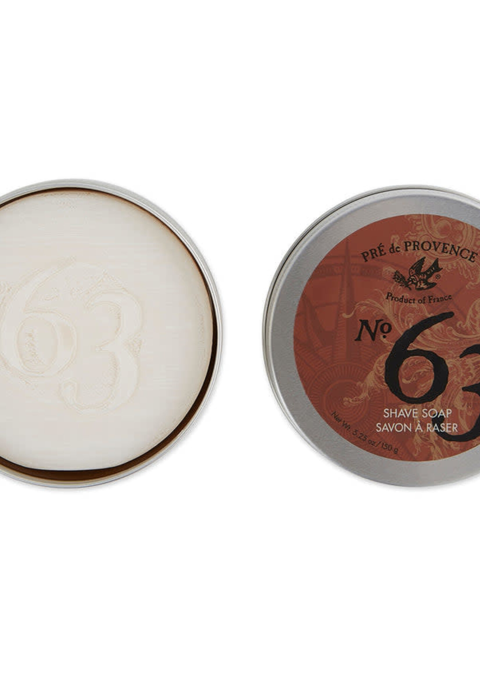 European Soaps Men's #63 Shave Soap Tin