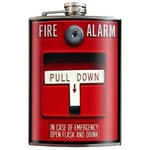 Trixie & Milo Fire Alarm Flask