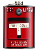 Trixie & Milo Fire Alarm Flask