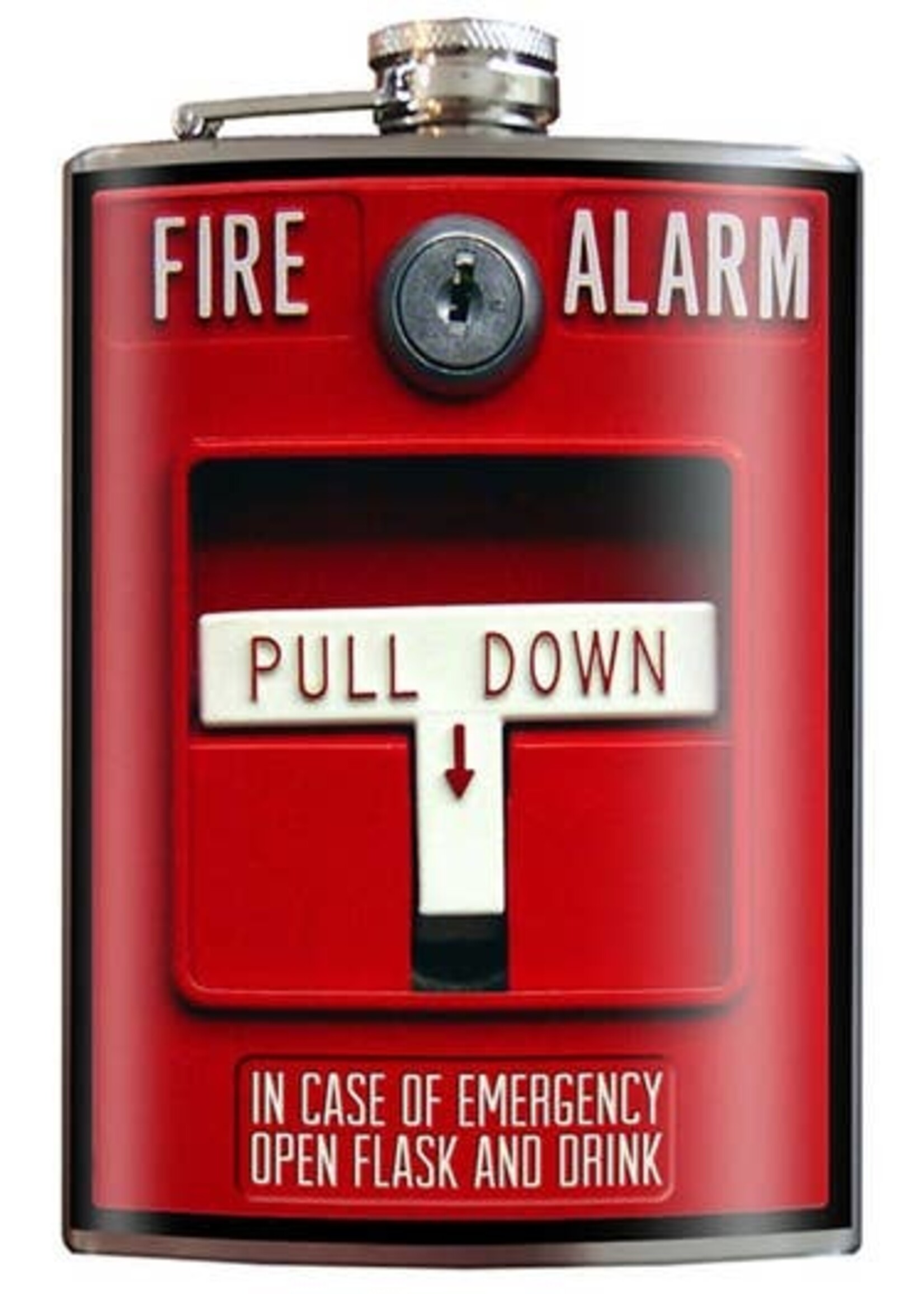 Trixie & Milo Fire Alarm Flask