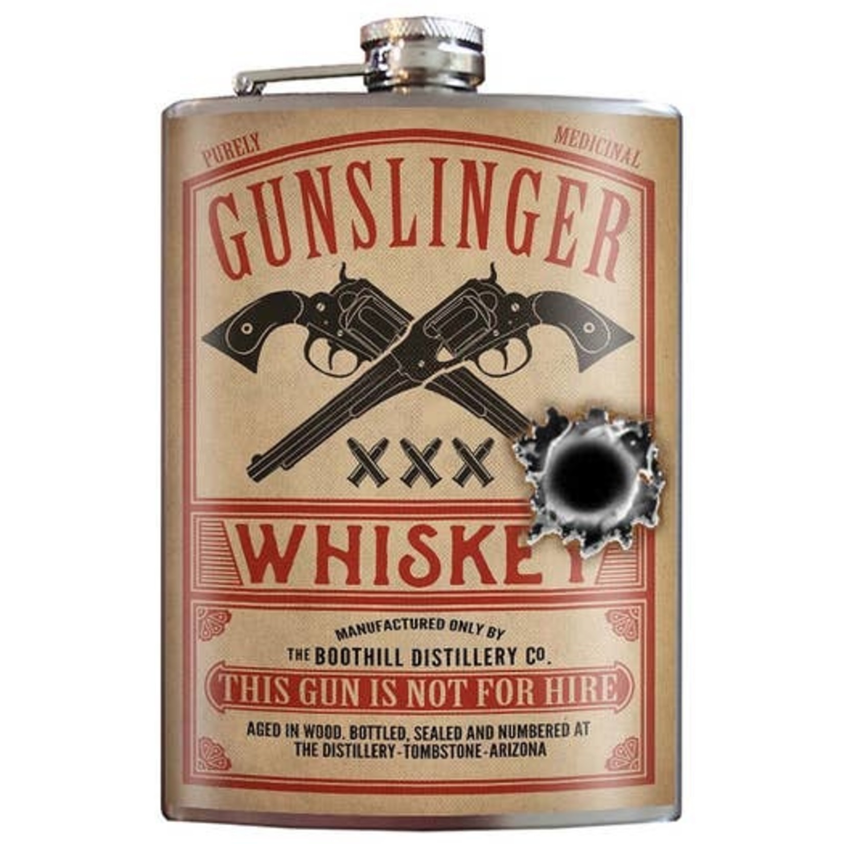 Trixie & Milo Gunslinger Flask