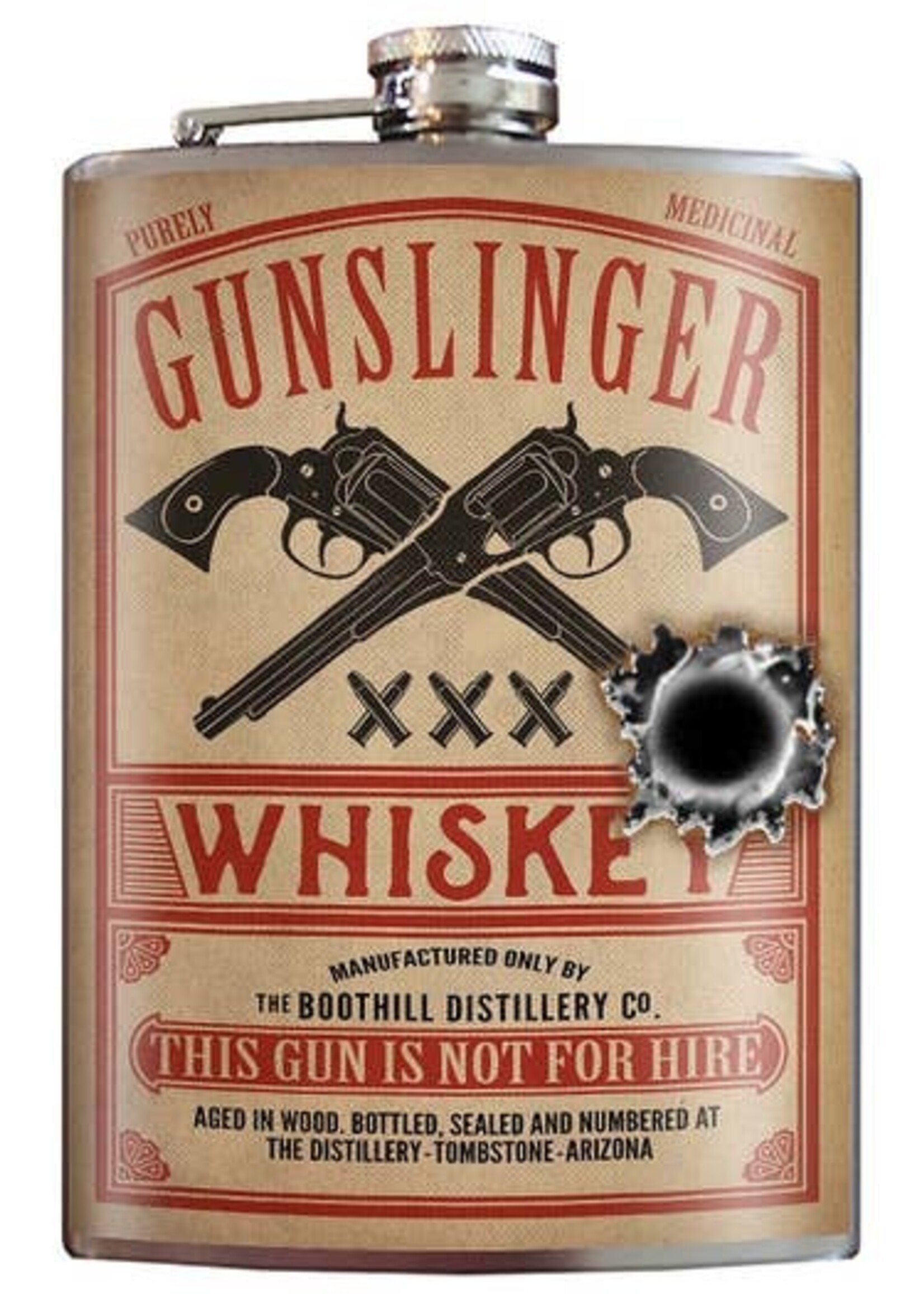 Trixie & Milo Gunslinger Flask