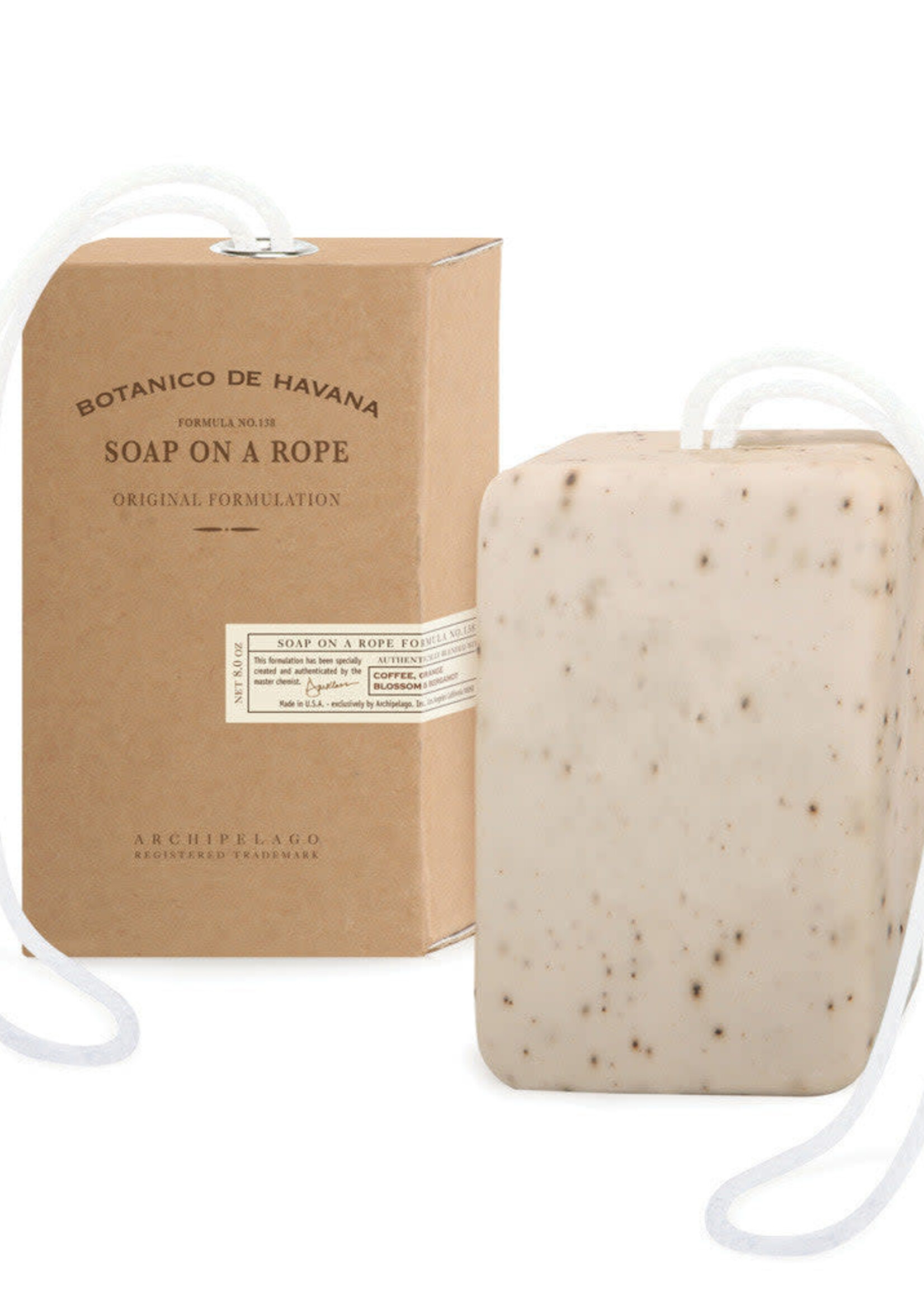 Archipelago Botanicals Botanico de Havana All Natural Soap on a Rope
