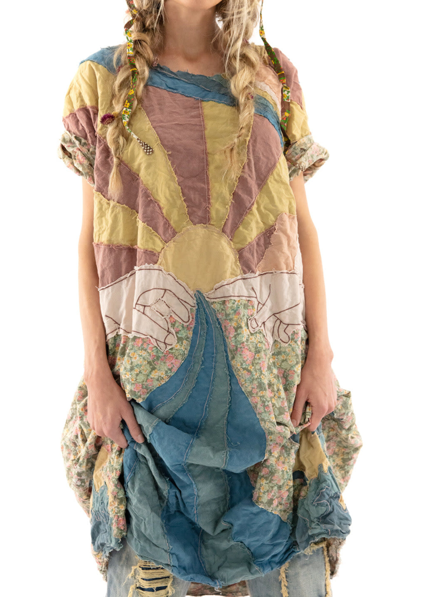 Magnolia Pearl Magnolia Pearl Dress 786 Applique Artist