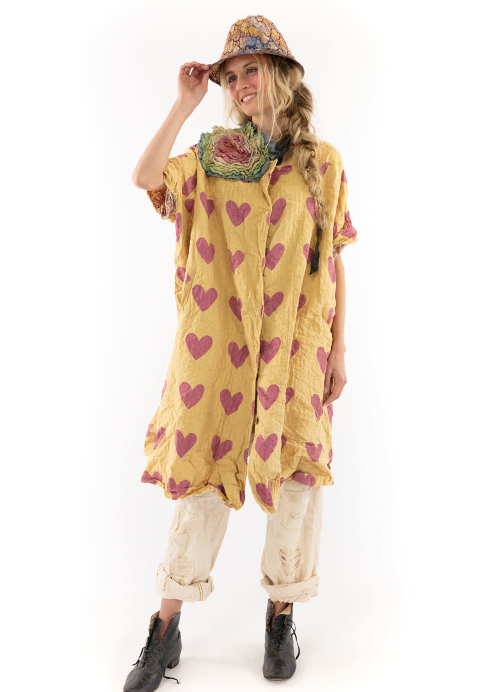Magnolia Pearl Heart Kimi Coat Puppy Love Jacket 565 One Size