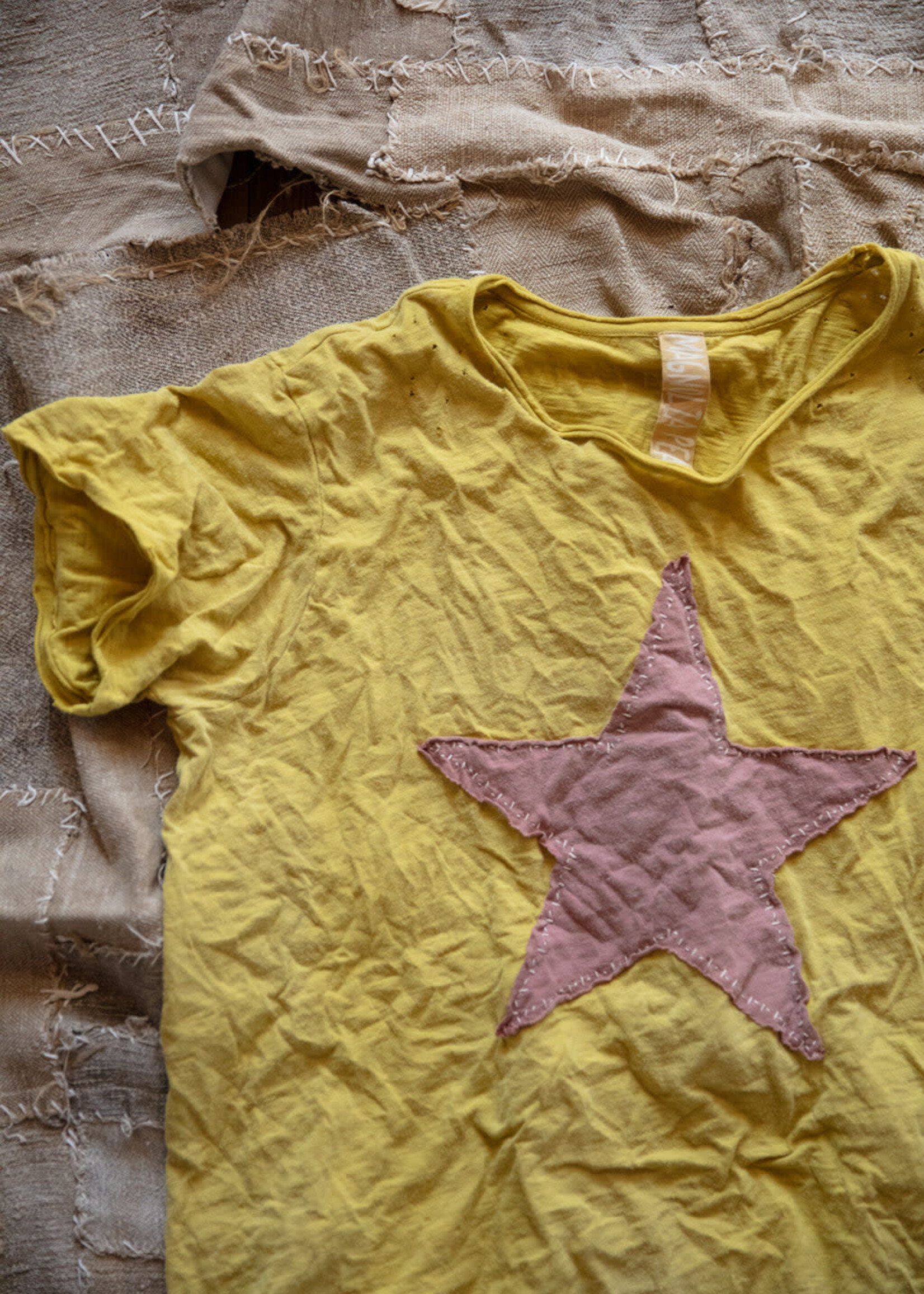 Magnolia Pearl Magnolia Pearl Star Applique Tee