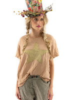Magnolia Pearl Magnolia Pearl Star Applique Tee Top 1051