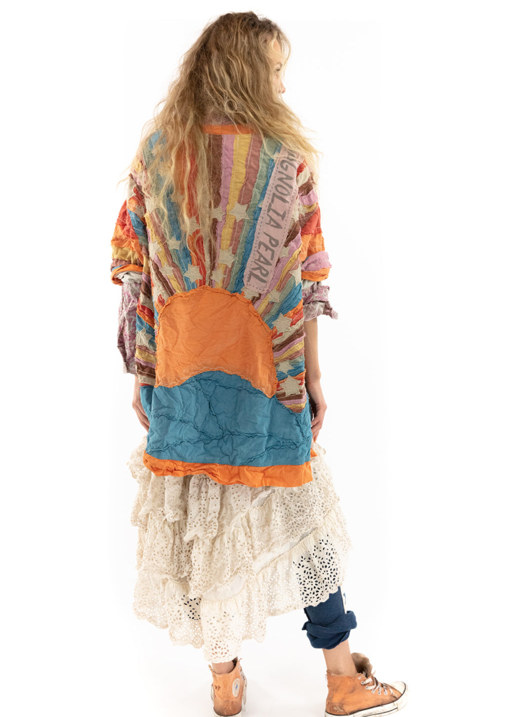 Magnolia Pearl Magnolia Pearl Sunrise Applique Francis Top 1047