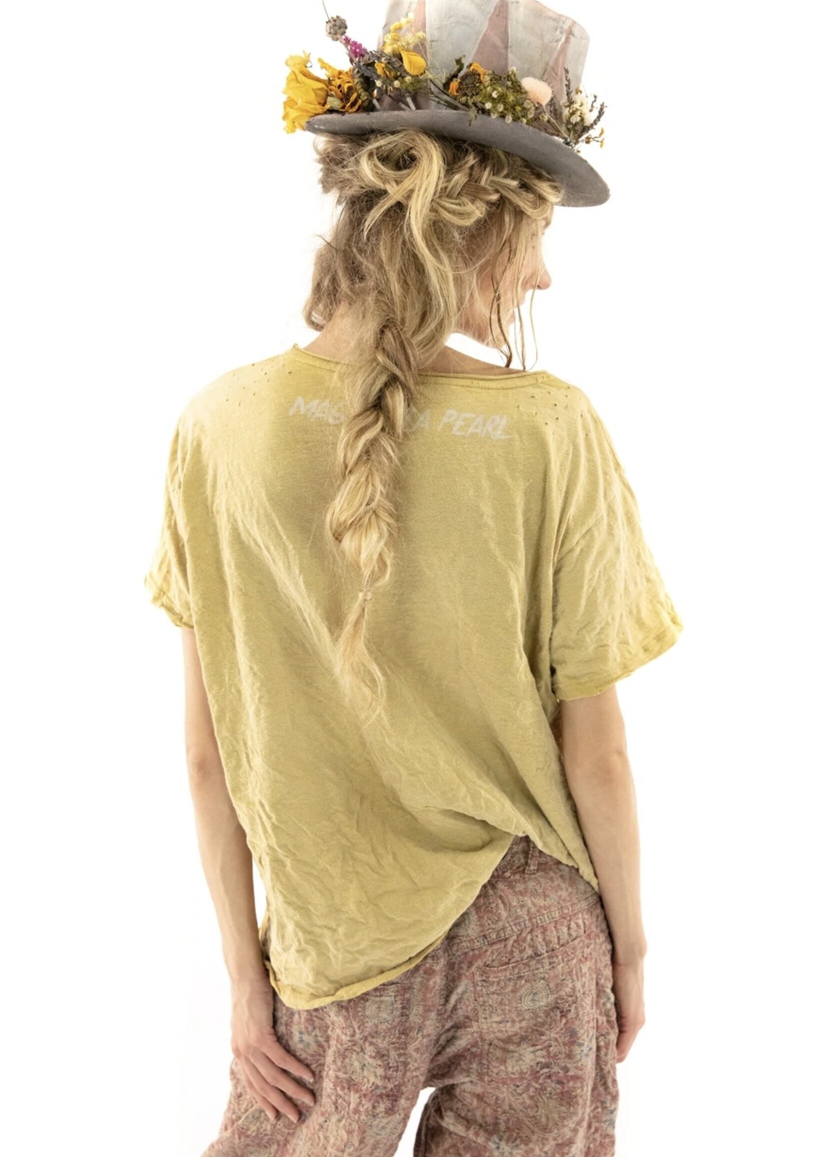 Magnolia Pearl Magnolia Pearl Peace Applique Tee 1108