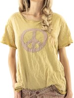 Magnolia Pearl Magnolia Pearl Peace Applique Tee 1108