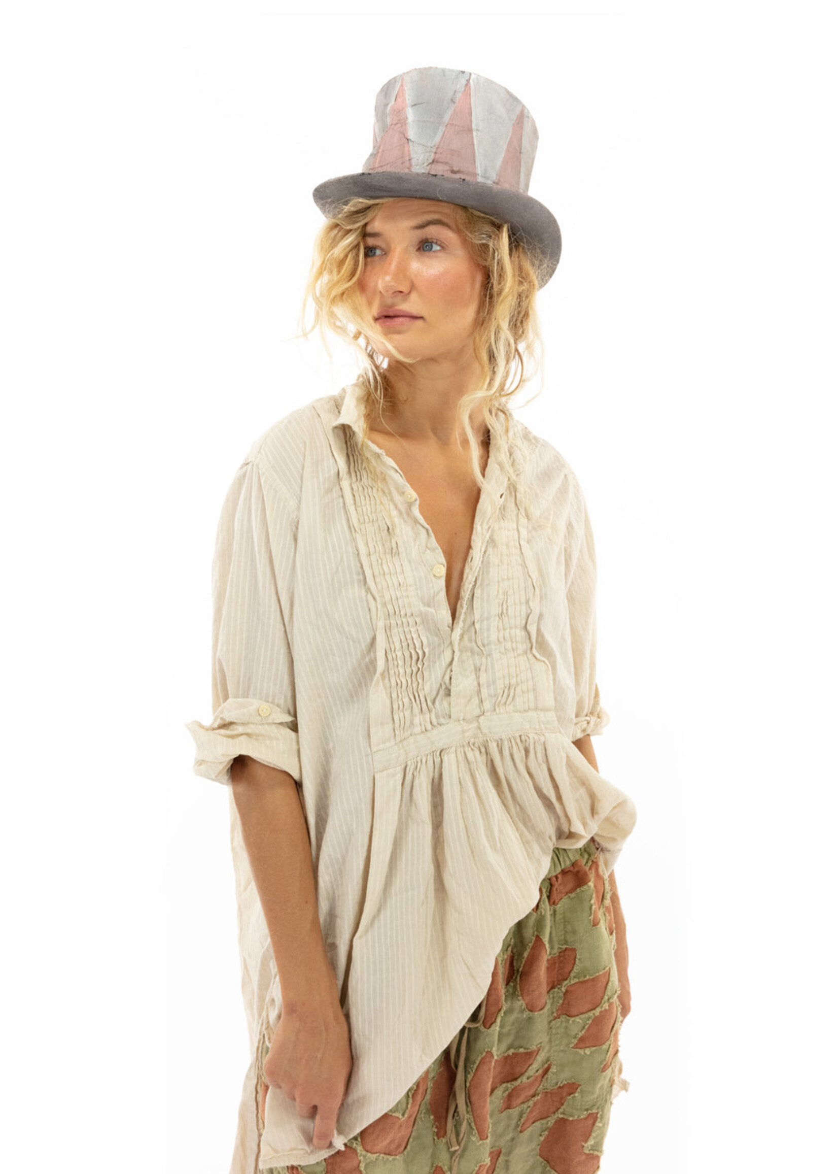 Magnolia Pearl Magnolia Pearl Striped Cordelia Shirt 938