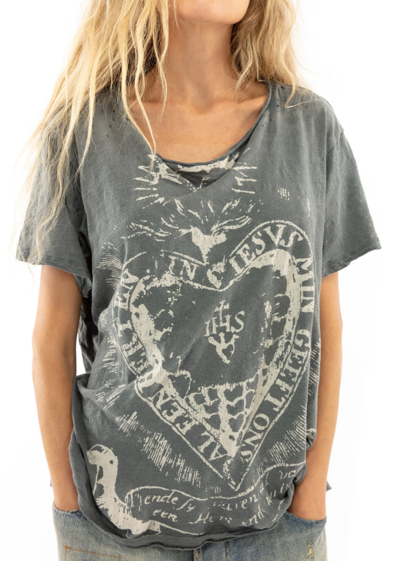Magnolia Pearl Magnolia Pearl Top 950 Ozzy Freedom Soars Tee