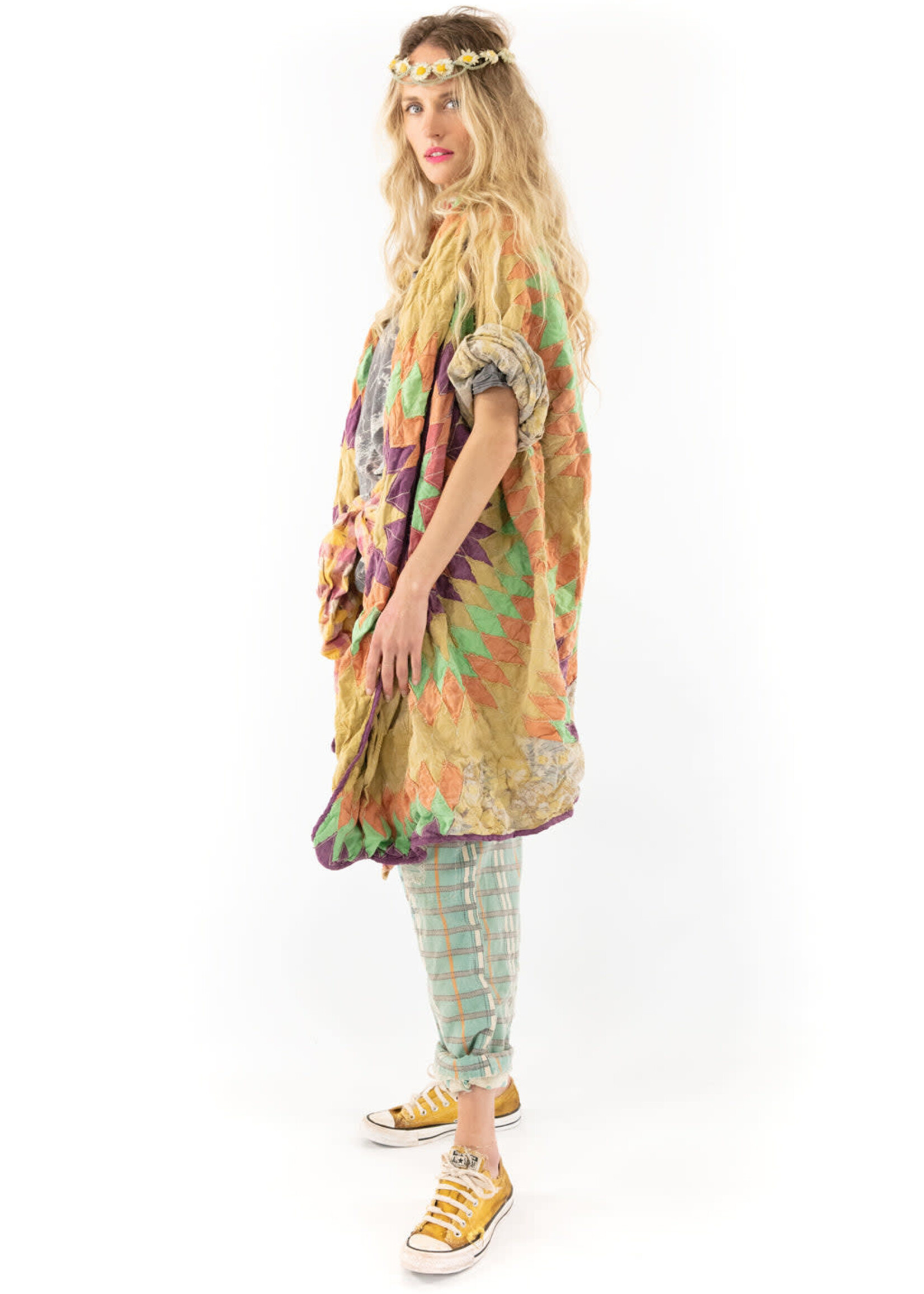 Magnolia Pearl Archie Quiltwork Kimono Jacket 555 Maui
