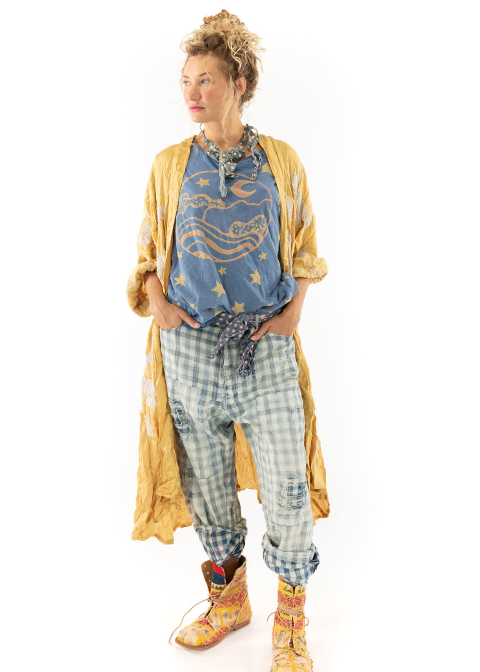 Magnolia Pearl Bird Vijji Kimono Marigold Jacket 582